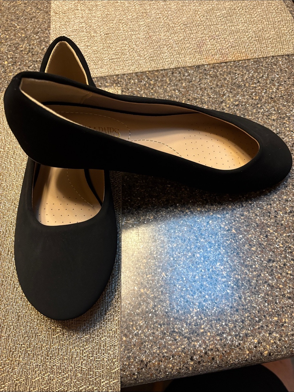 Women's Black Slip-On Ballet Flats - Everyday Comfort